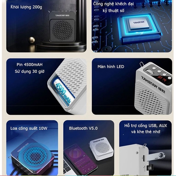 Máy trợ giảng TAKSTAR E180M