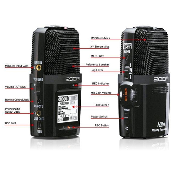 Máy Ghi Âm Cầm Tay Zoom H2N