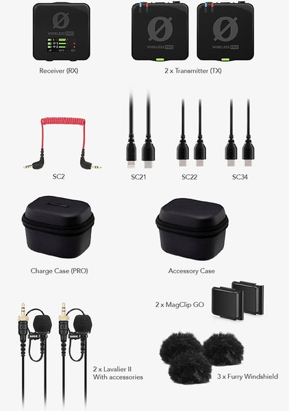 Micro Cài Áo Rode Wireless Pro