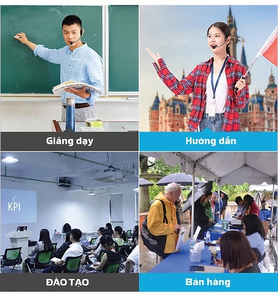 Micro trợ giảng choàng đầu Takstar HM-200W