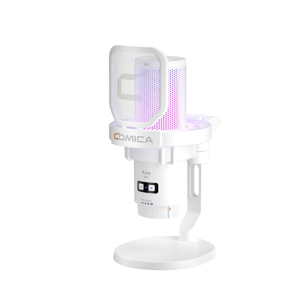 Microphone Comica EJoy Uni RGB Cardioid Condenser Wireless USB (bản để bàn)