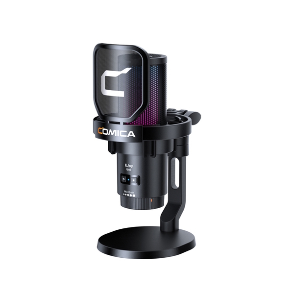 Microphone Comica EJoy Uni RGB Cardioid Condenser Wireless USB (bản để bàn)