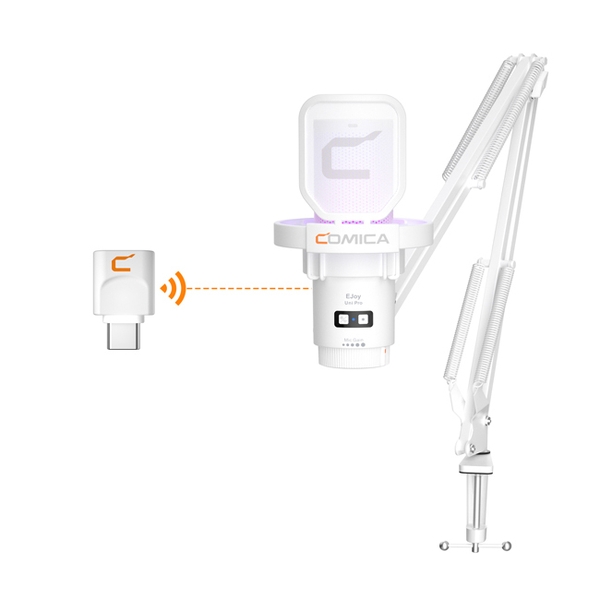 Microphone Comica EJoy Uni Pro RGB Cardioid Condenser Wireless USB