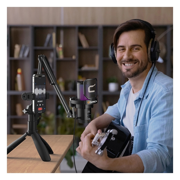 Microphone Comica EJoy Uni Pro RGB Cardioid Condenser Wireless USB
