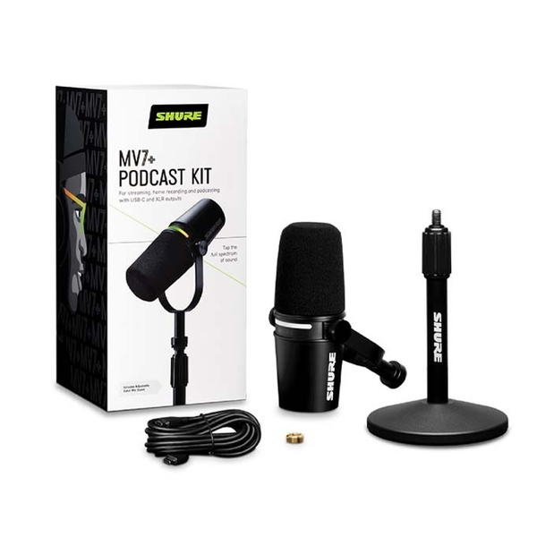 Micro Dynamic Shure MV7+Kit (có chân)