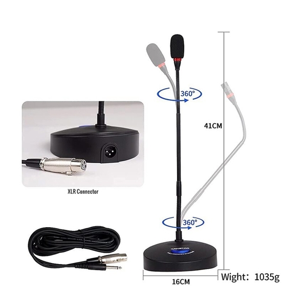 Micro hội họp Cổ Ngỗng Takstar MS118 có dây