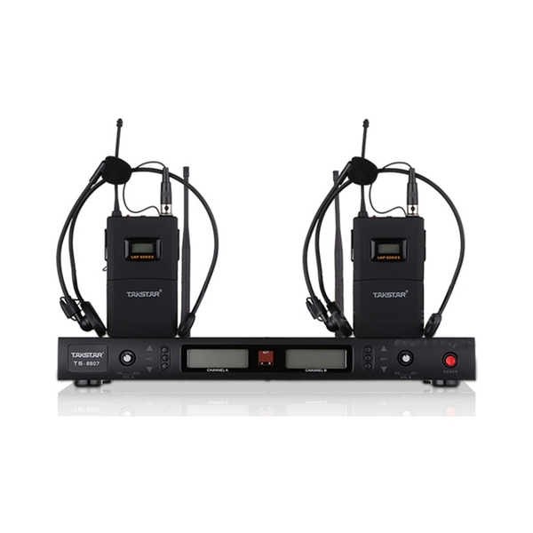 Micro Không dây choàng đầu và cài áo Takstar TS 8807PP