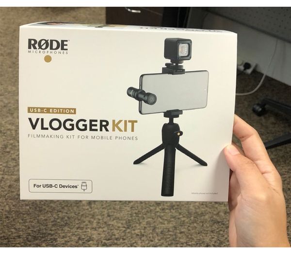 Micro Thu Âm RODE Vlogger Kit cho Lightning, Type-C hoặc 3.5mm