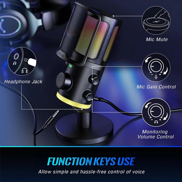 Micro FiFine AM6 Streaming Recording cổng USB