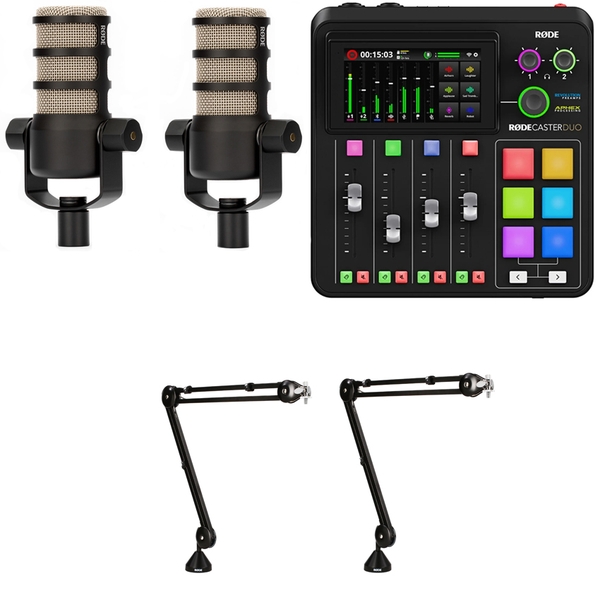 Combo thu âm podcast Rode RodeCaster Duo Package Bundle