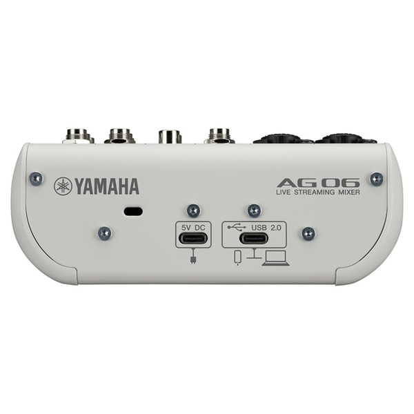 Mixer Livestream Yamaha AG06 MK2 (màu trắng/đen) - Chính Hãng