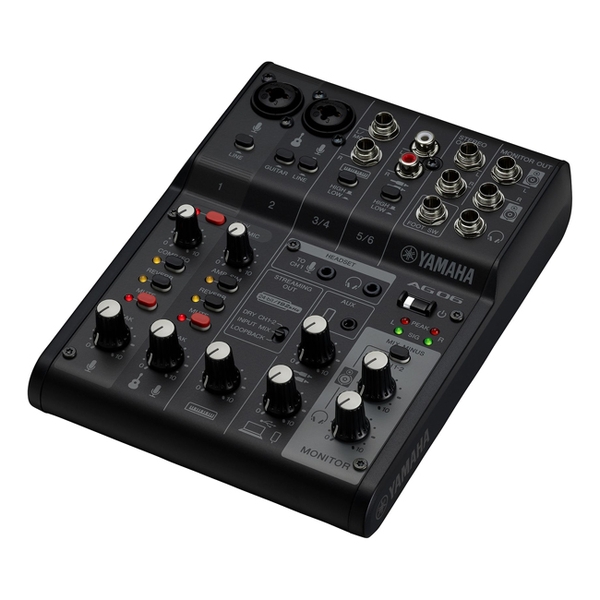 Mixer Livestream Yamaha AG06 MK2 (màu trắng/đen) - Chính Hãng