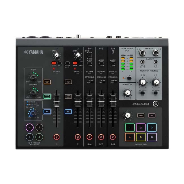 Mixer livestream YAMAHA AG08
