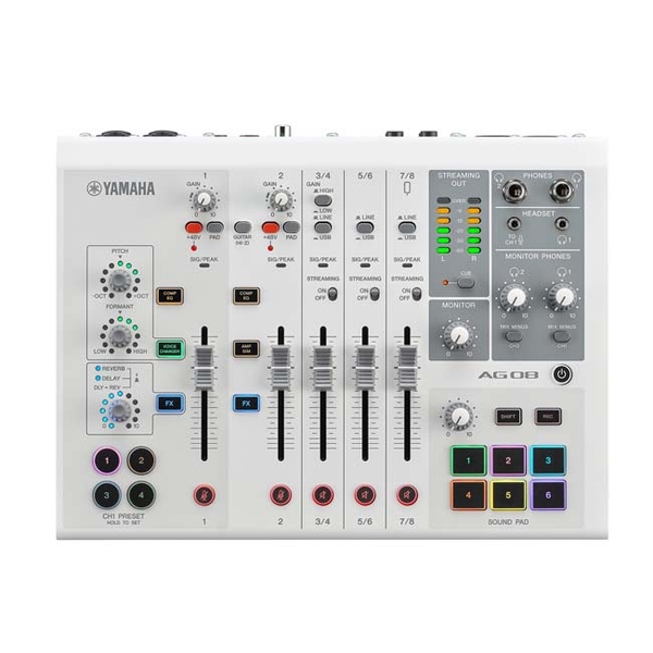 Mixer livestream YAMAHA AG08