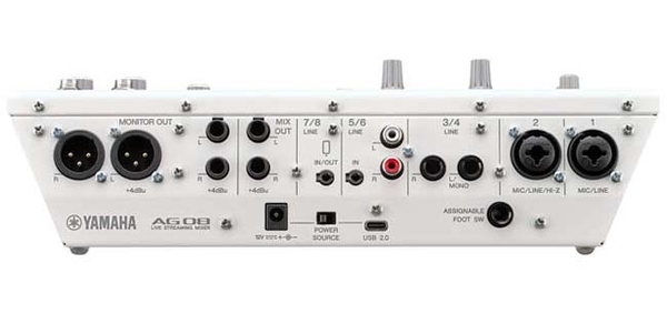 Mixer livestream YAMAHA AG08
