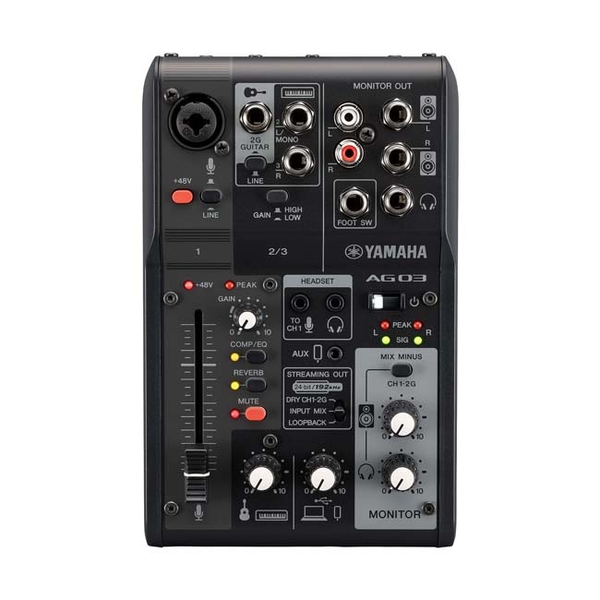 Mixer Yamaha AG03MK2 (màu trắng/đen)
