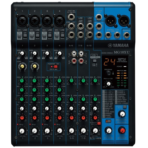 Bàn Trộn Âm Mixer Yamaha MG10XU