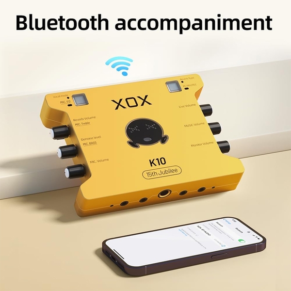 Sound Card Thu Âm-Livestream XOX K10 (Bản Mới)