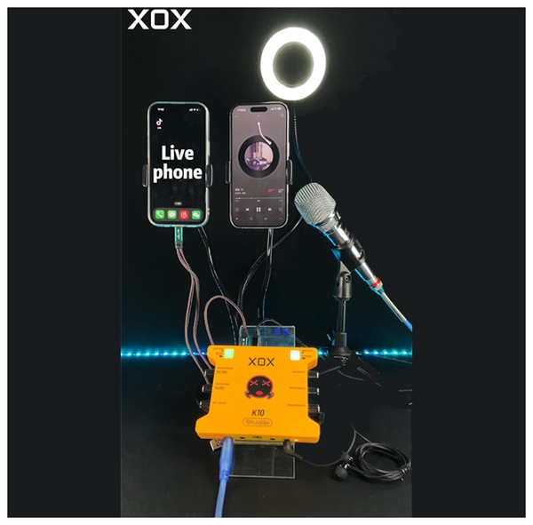 Sound Card Thu Âm-Livestream XOX K10 (Bản Mới)