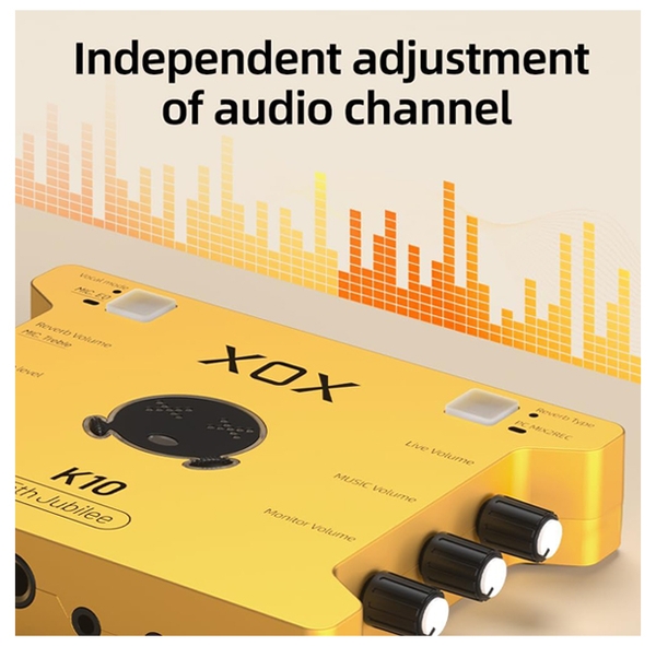 Sound Card Thu Âm-Livestream XOX K10 (Bản Mới)
