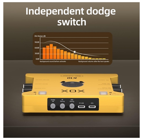 Sound Card Thu Âm-Livestream XOX K10 (Bản Mới)