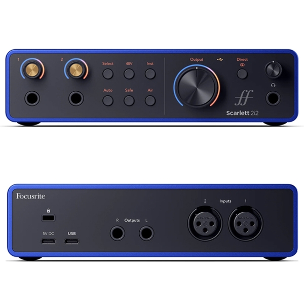 Soundcard thu âm Focusrite Scarlett 2i2 (Gen4)