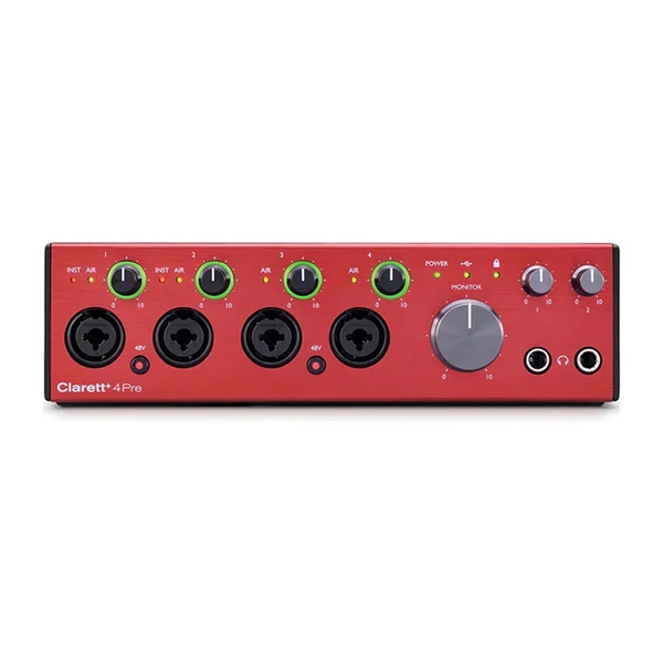 Soundcard thu âm Focusrite Clarett+ 4Pre USB-C