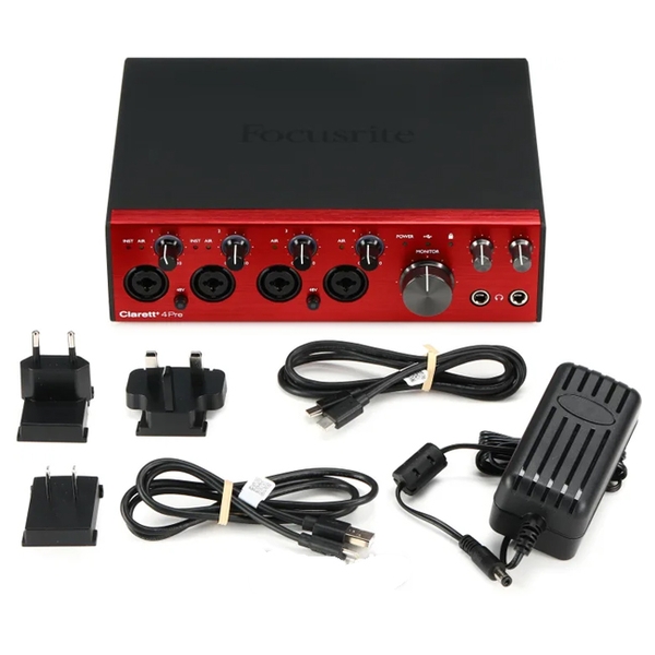 Soundcard thu âm Focusrite Clarett+ 4Pre USB-C