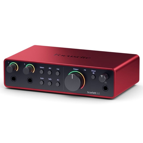 Soundcard thu âm Focusrite Scarlett 2i2 (Gen4)