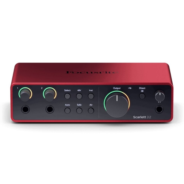 Soundcard thu âm Focusrite Scarlett 2i2 (Gen4)