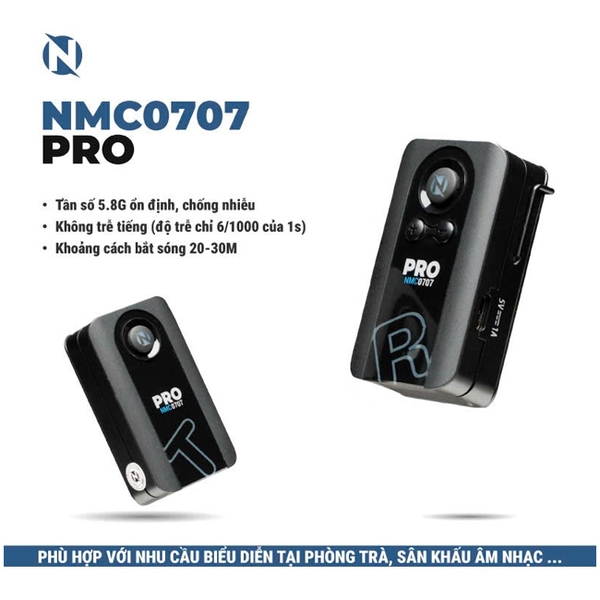 Bộ thu phát Không Dây NMC-Audio NMC0707 Pro (Version 4)