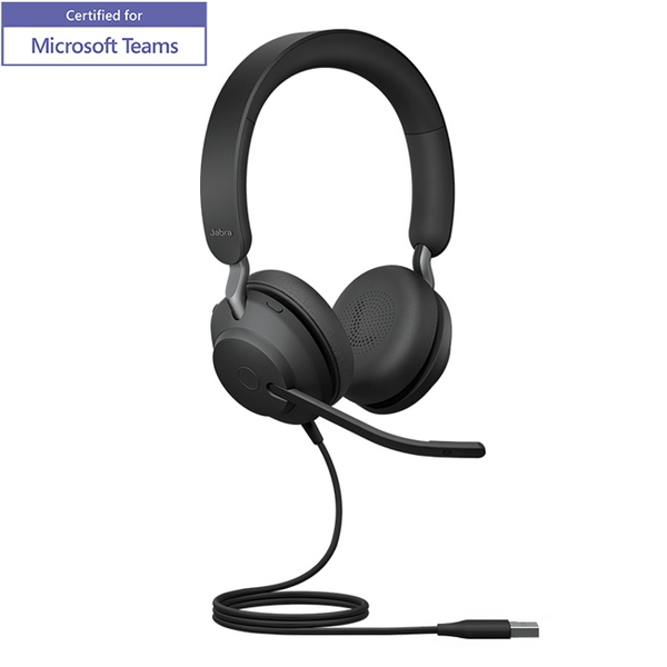 Tai nghe có dây Jabra Evolve2 40 SE USB C/A MS Stereo