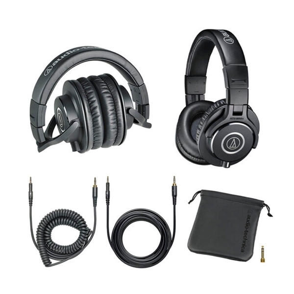 Tai nghe Kiểm Âm Audio Technica ATH M40x (chính hãng)