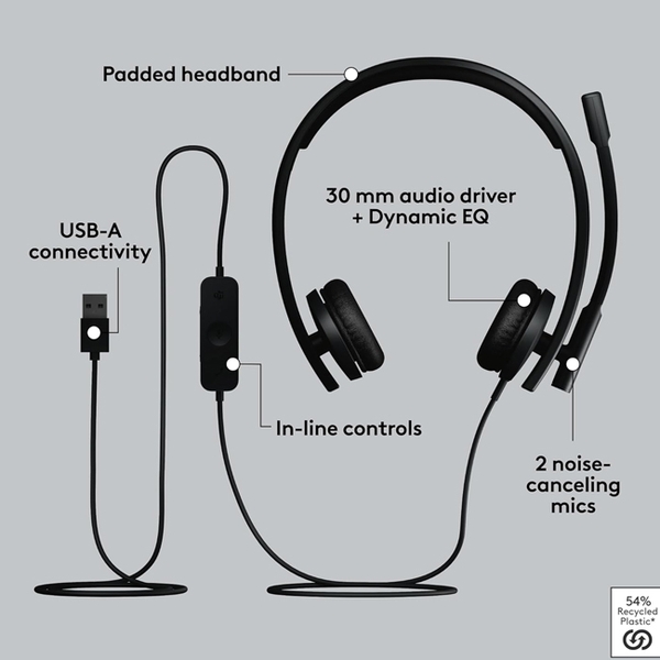Tai nghe Logitech H570e