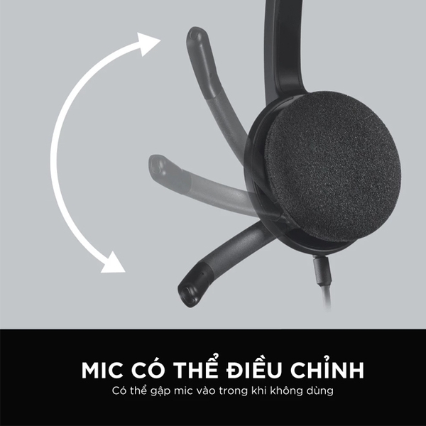 Tai nghe vi tính USB Logitech H340