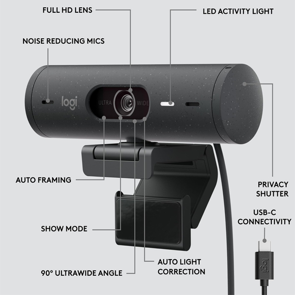 Webcam Logitech Brio 505 VC (960-001461)