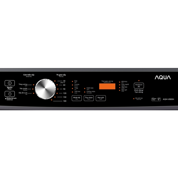 Máy sấy quần áo Aqua 8 kg AQH-V800H.SS