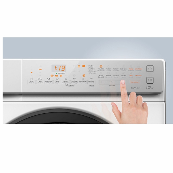 Máy giặt sấy Panasonic Inverter 10 Kg NA-V10FC1WVT