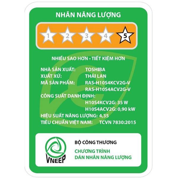 Máy lạnh Toshiba Inverter 1 HP RAS-H10S4KCV2G-V