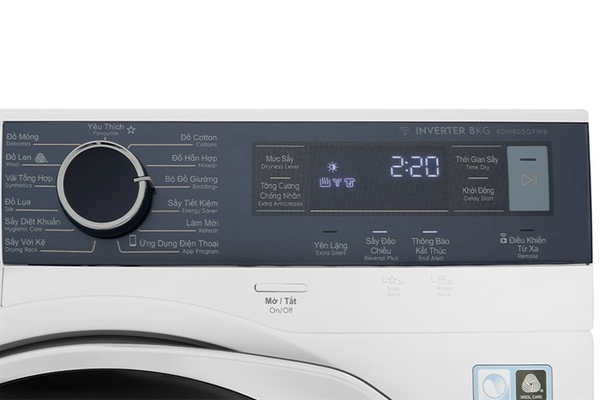 Máy sấy bơm nhiệt Electrolux 9 kg EDH903R9WB