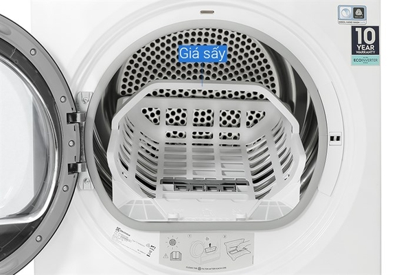 Máy sấy bơm nhiệt Electrolux 8 kg EDH803Q7WB