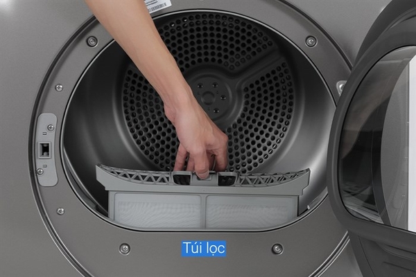 Máy sấy bơm nhiệt Samsung 9kg DV90TA240AX/SV