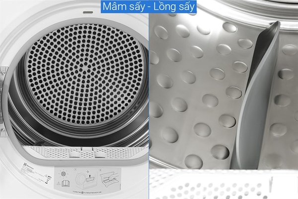 Máy sấy bơm nhiệt Electrolux 9 kg EDH903R9WB