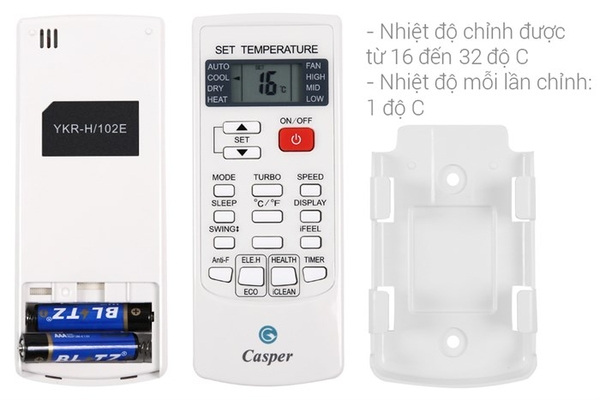 Điều Hòa Casper Inverter 1.5 HP GC-12TL32