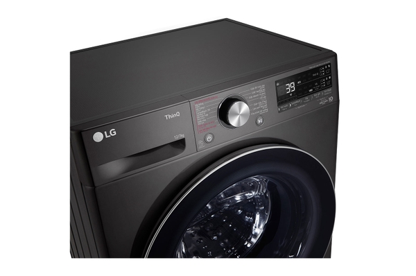 Máy giặt sấy lồng ngang LG AI DD™ Inverter 12kg màu đen FV1412H3BA