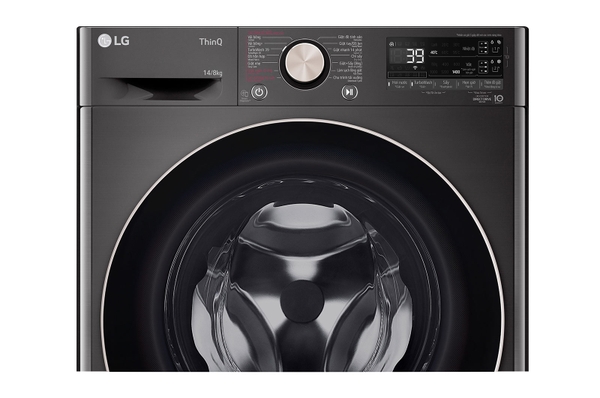 Máy giặt sấy lồng ngang LG AI DD™ Inverter 14kg màu đen FV1414H3BA
