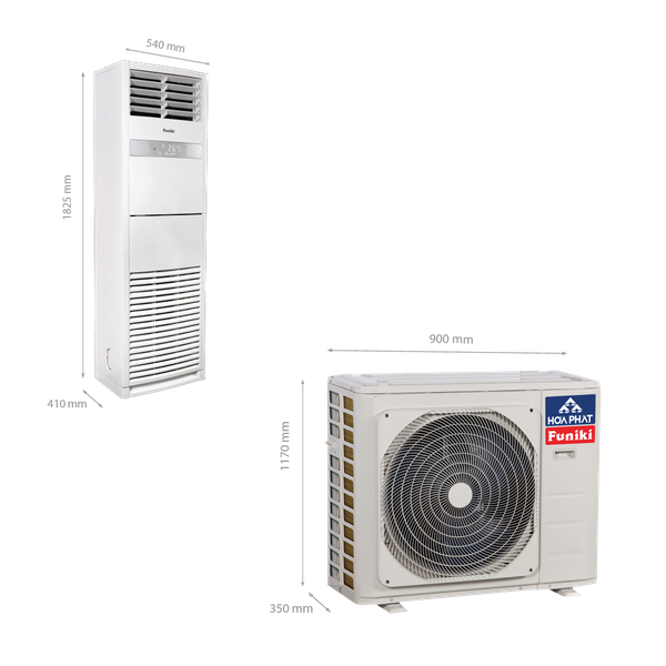 Điều hòa tủ đứng Funiki 2 chiều 50.000BTU FH50MMC1