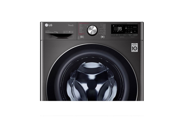 Máy giặt lồng ngang LG AI DD™ Inverter 10kg màu đen FV1410S3B