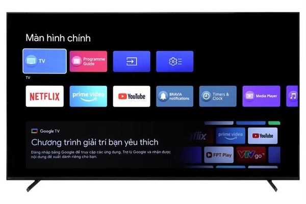 Google Tivi Sony 4K 85 inch XR-85X90L