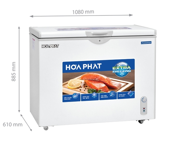 Tủ Đông Inverter Hòa Phát 252 lít HPF AD8252